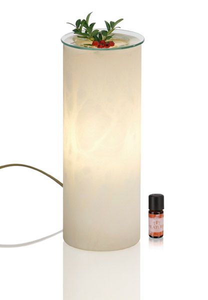 Alabaster Duftlampe Zedra 29 Creme